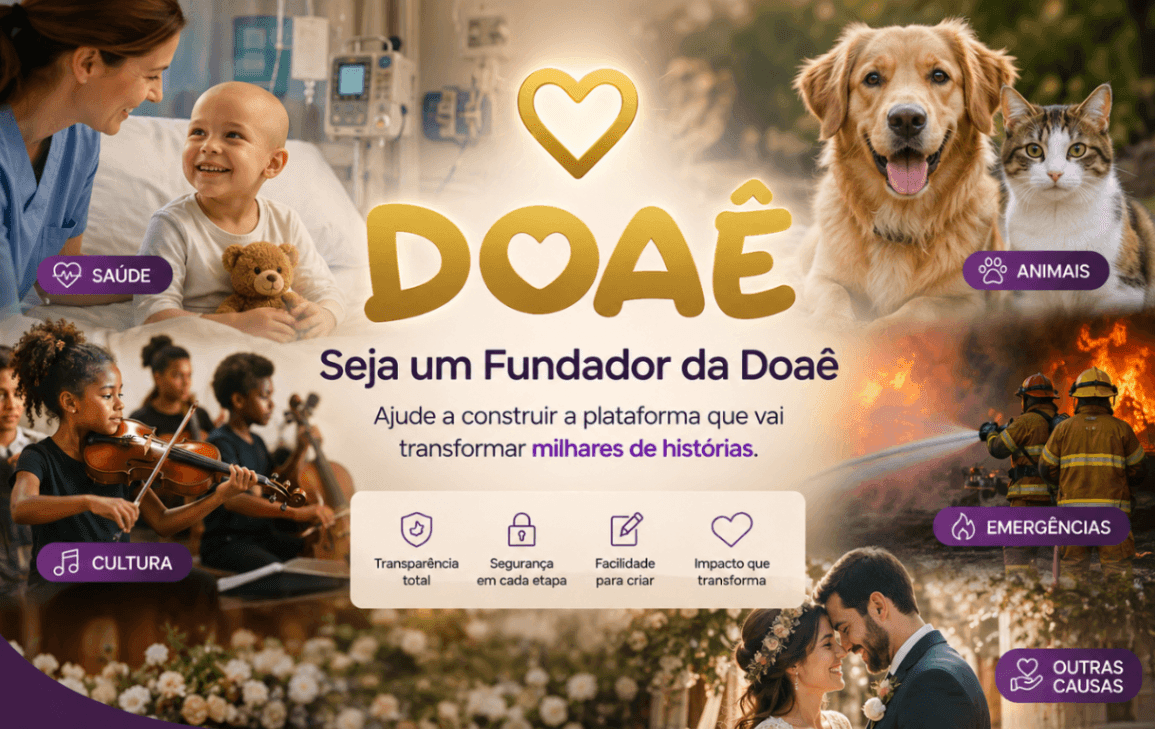 Seja um Fundador da Doaê
